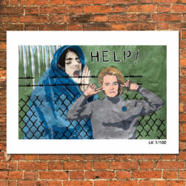 POSTER LIMITED EDITION - HELP WE ARE FREEZING